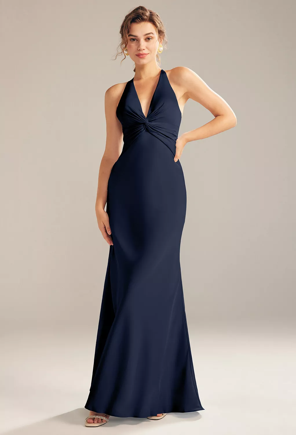 AW Largo Dark Navy  Spring Wedding Guest Dresses